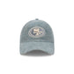 San Francisco 49ers Washed Slate Blue Corduroy Casual Classic Adjustable Hat