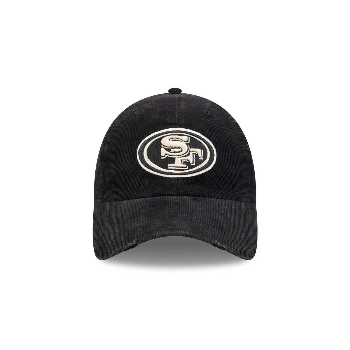 San Francisco 49ers Washed Black Corduroy Casual Classic Adjustable Hat