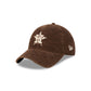 Houston Astros Washed Walnut Corduroy Casual Classic Adjustable Hat