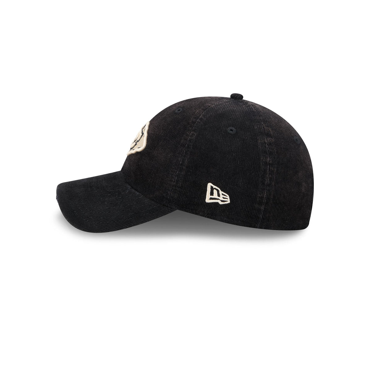 Kansas City Chiefs Washed Black Corduroy Casual Classic Adjustable Hat