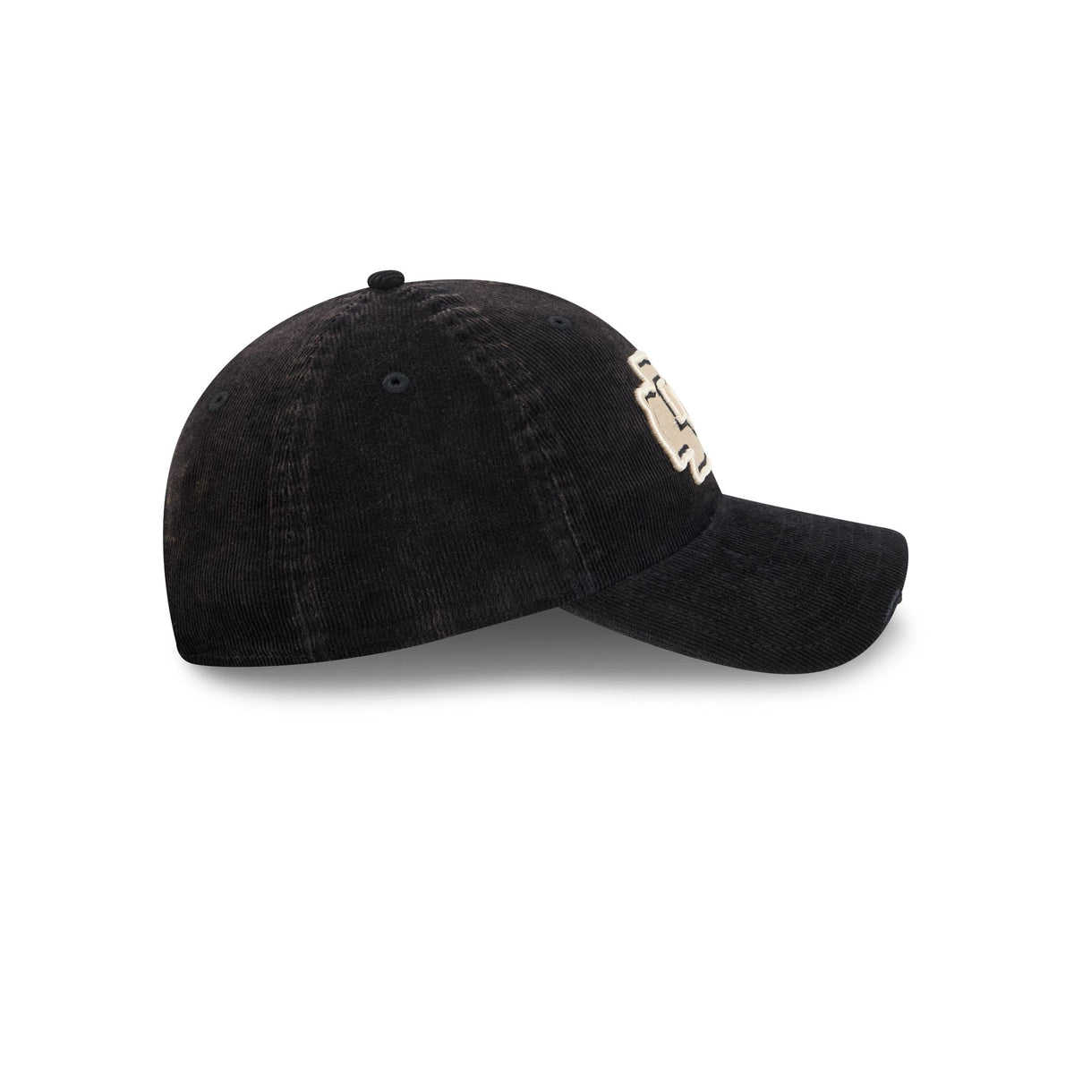 Kansas City Chiefs Washed Black Corduroy Casual Classic Adjustable Hat