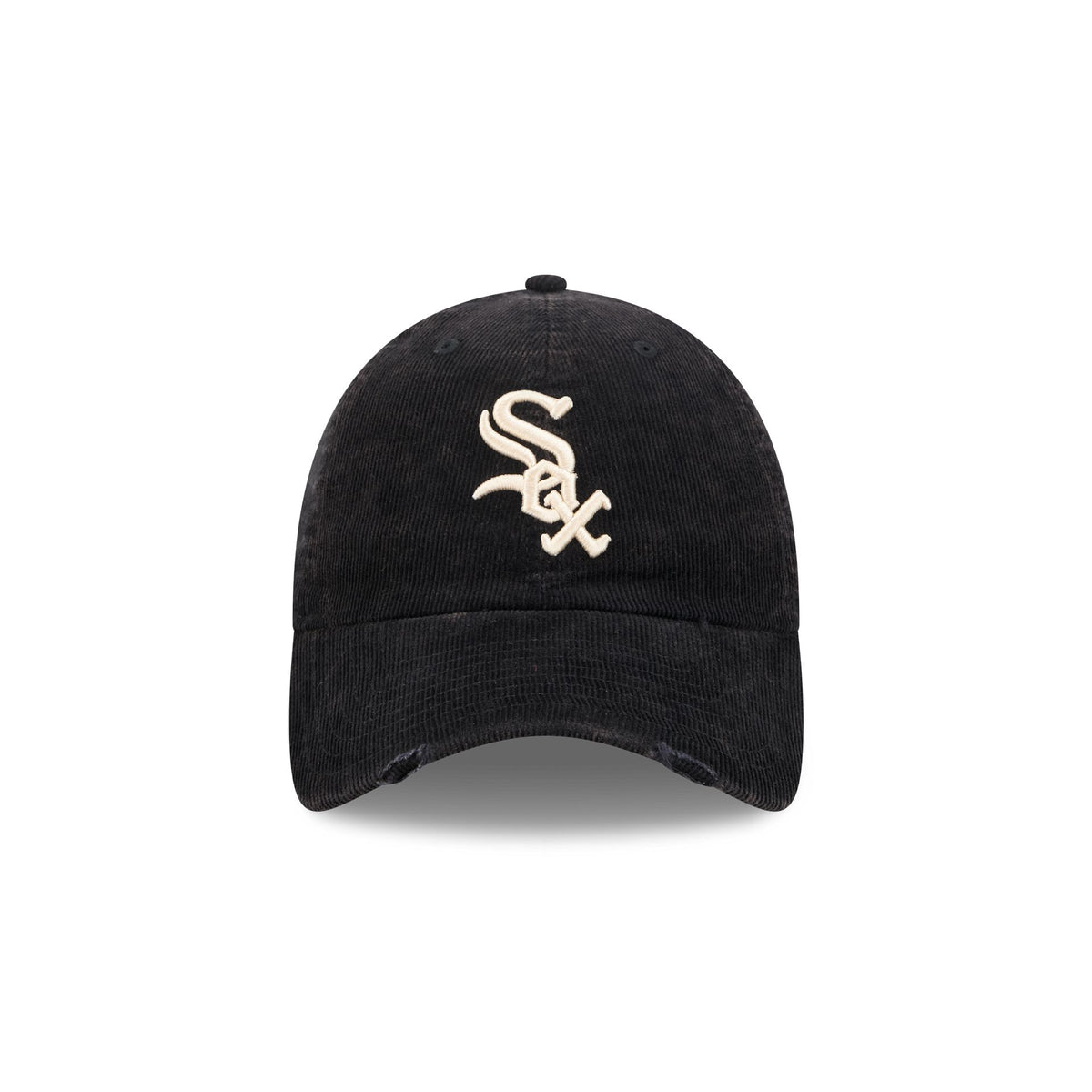 Chicago White Sox Washed Black Corduroy Casual Classic Adjustable Hat
