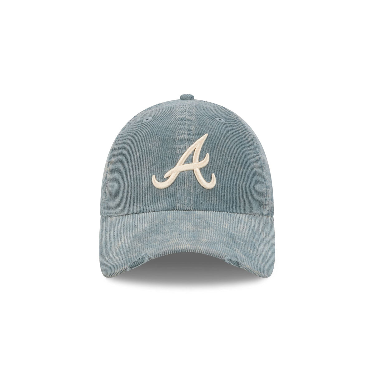 Atlanta Braves Washed Slate Blue Corduroy Casual Classic Adjustable Hat