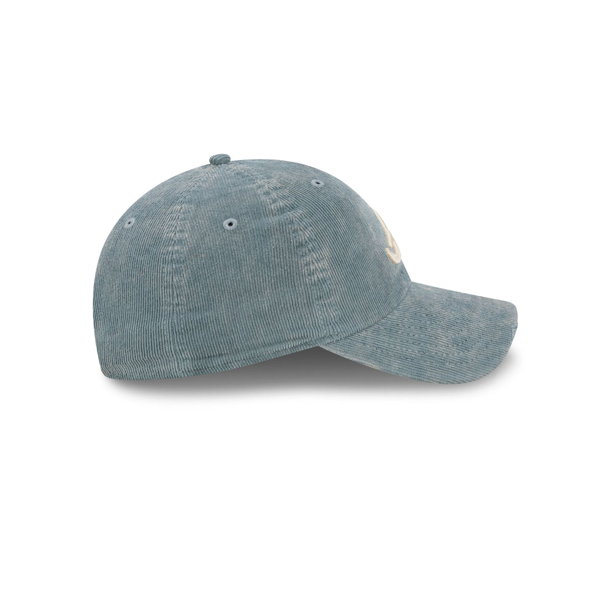 Atlanta Braves Washed Slate Blue Corduroy Casual Classic Adjustable Hat