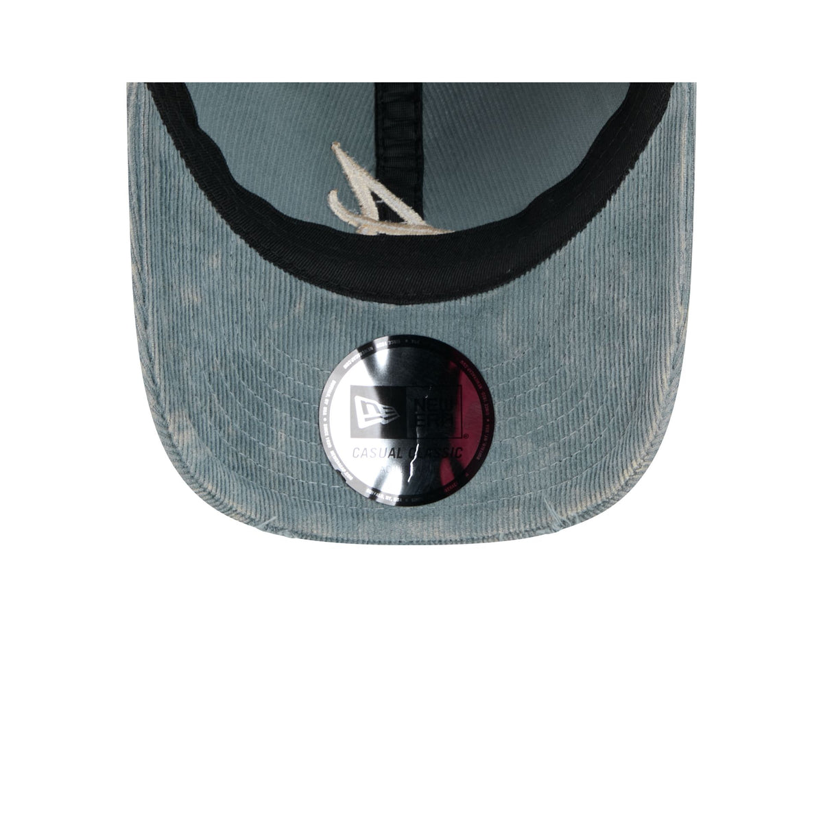 Atlanta Braves Washed Slate Blue Corduroy Casual Classic Adjustable Hat