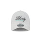New York or Nowhere x New York Liberty Script White 9TWENTY Adjustable Hat