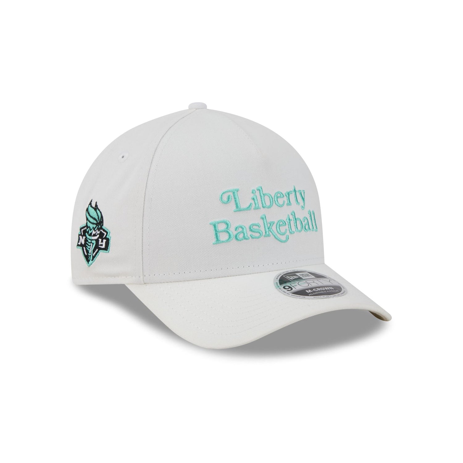 New York or Nowhere x New York Liberty White 9FORTY M-Crown A-Frame Snapback Hat