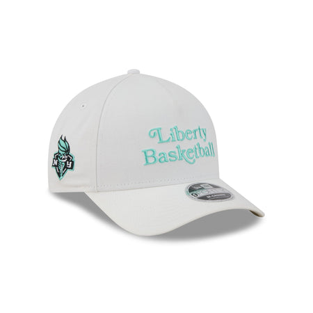New York or Nowhere x New York Liberty White 9FORTY M-Crown A-Frame Snapback Hat