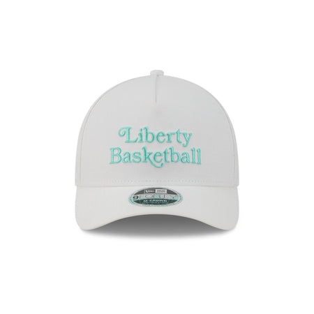 New York or Nowhere x New York Liberty White 9FORTY M-Crown A-Frame Snapback Hat