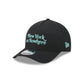New York or Nowhere x New York Liberty Black 9FORTY M-Crown A-Frame Snapback Hat