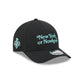 New York or Nowhere x New York Liberty Black 9FORTY M-Crown A-Frame Snapback Hat