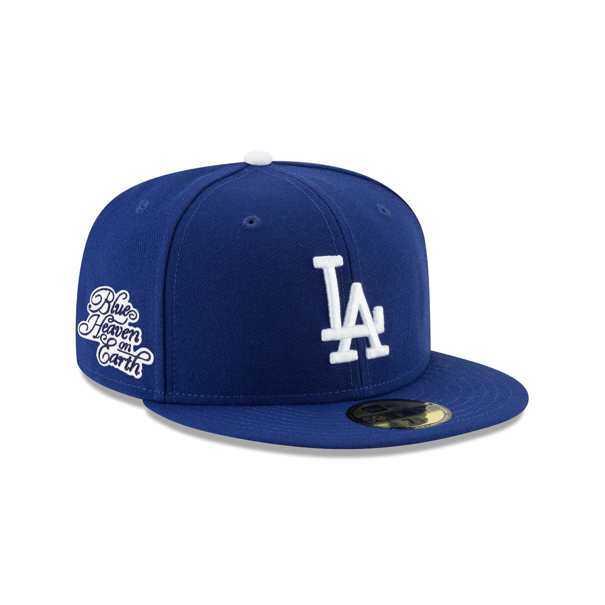 Los Angeles Dodgers Blue Heaven on Earth Script 59FIFTY Fitted Hat