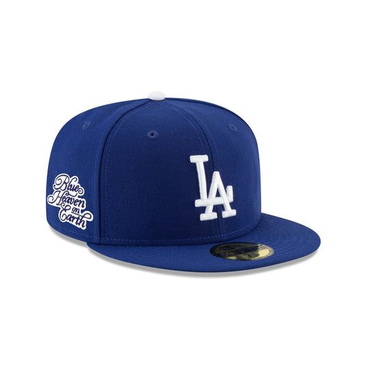Los Angeles Dodgers Blue Heaven on Earth Script 59FIFTY Fitted Hat