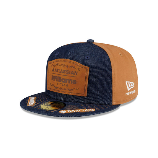 2026 Austin Race Special Atlassian Williams F1 Team Denim 59FIFTY Fitted Hat