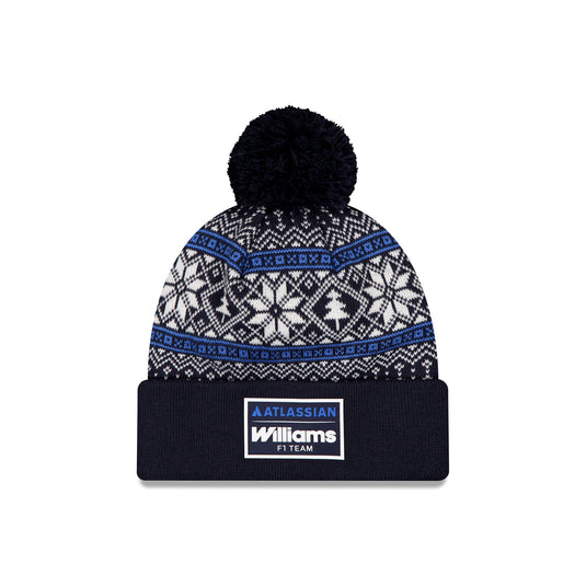 Atlassian Williams F1 Team Christmas Pom Knit Hat