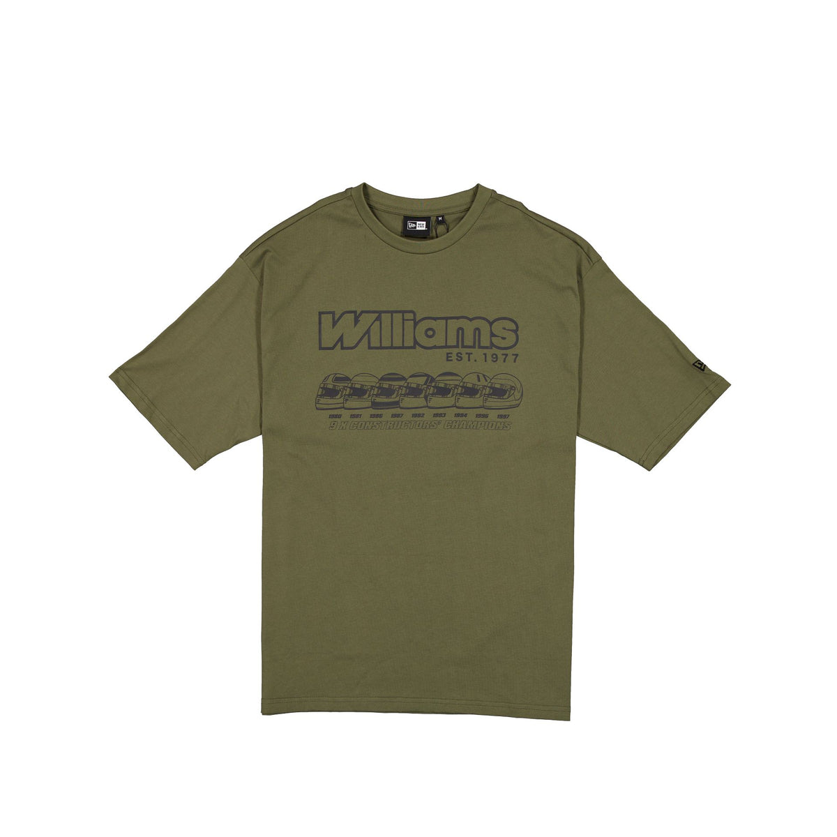 Atlassian Williams F1 Team Helmet Graphic Oversized T-Shirt
