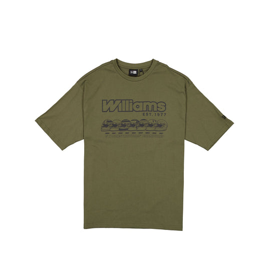 Atlassian Williams F1 Team Helmet Graphic Oversized T-Shirt