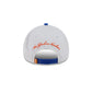 New York or Nowhere x New York Knicks Stacked Script White 9FORTY A-Frame Snapback Hat