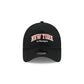 New York or Nowhere x New York Knicks Wordmark Black 9FORTY A-Frame Snapback Hat