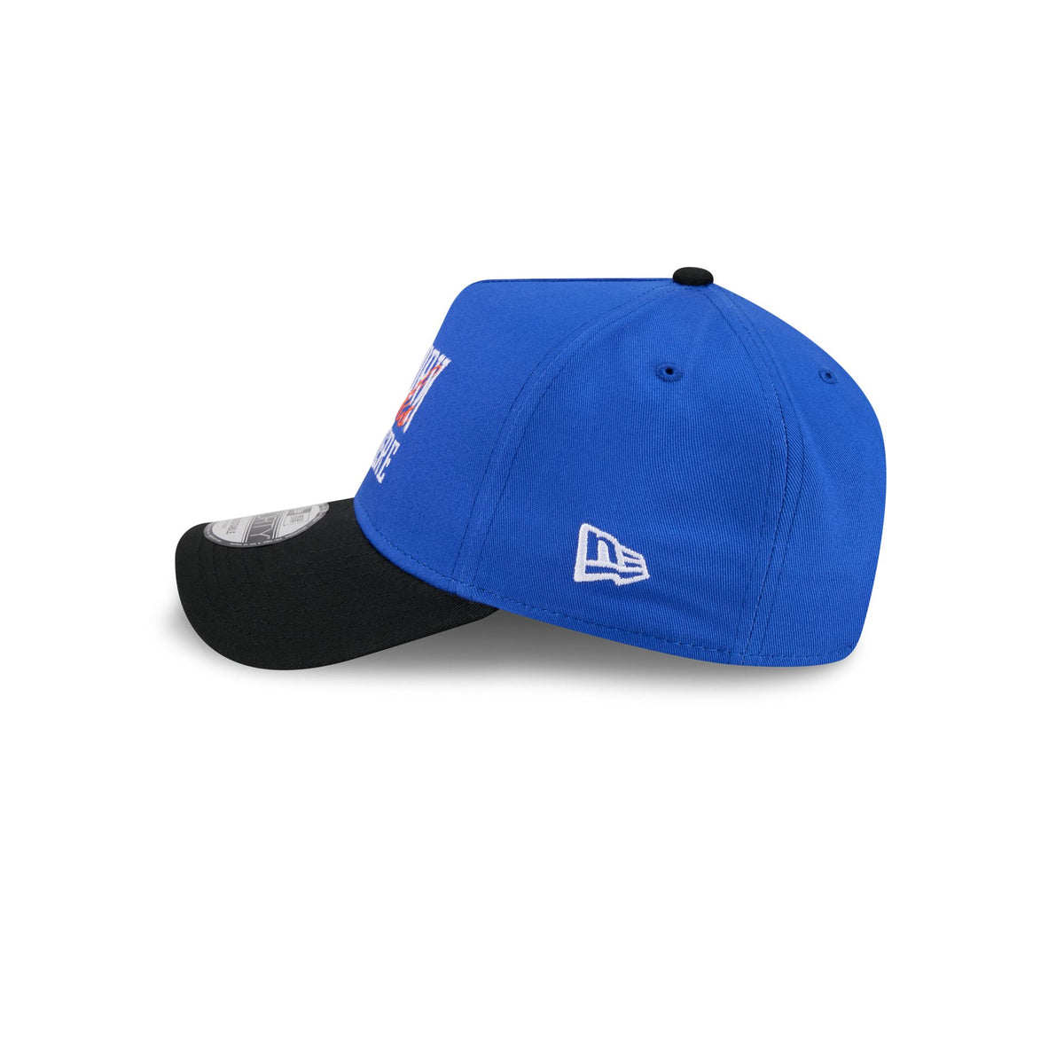 New York or Nowhere x New York Knicks Bold Script Blue 9FORTY A-Frame Snapback Hat