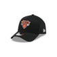 New York or Nowhere x New York Knicks Logo Black 9FORTY A-Frame Snapback Hat