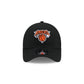 New York or Nowhere x New York Knicks Logo Black 9FORTY A-Frame Snapback Hat