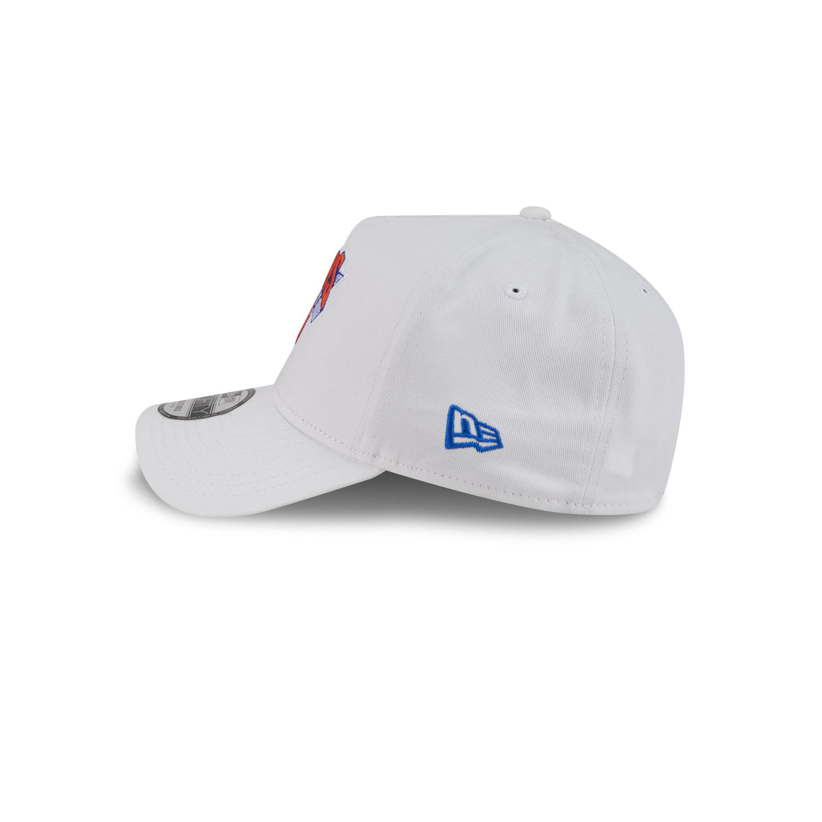 New York or Nowhere x New York Knicks Logo White 9FORTY A-Frame Snapback Hat
