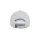 New York or Nowhere x New York Knicks Logo White 9FORTY A-Frame Snapback Hat
