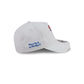 New York or Nowhere x New York Knicks Logo White 9FORTY A-Frame Snapback Hat