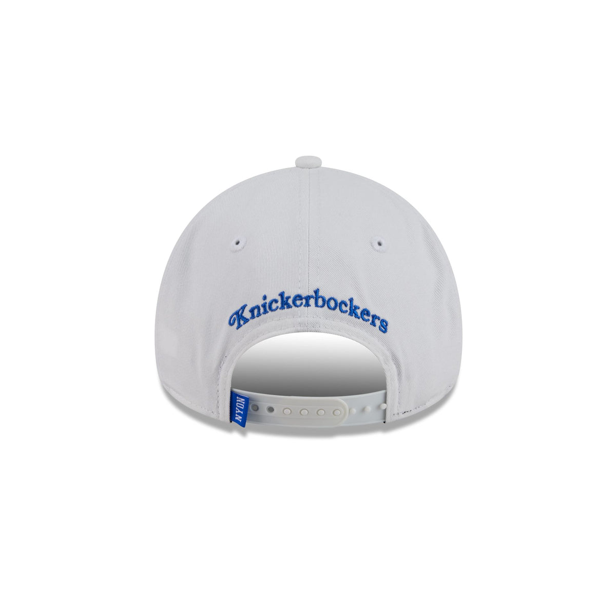 New York or Nowhere x New York Knicks Script White 9FORTY A-Frame Snapback Hat