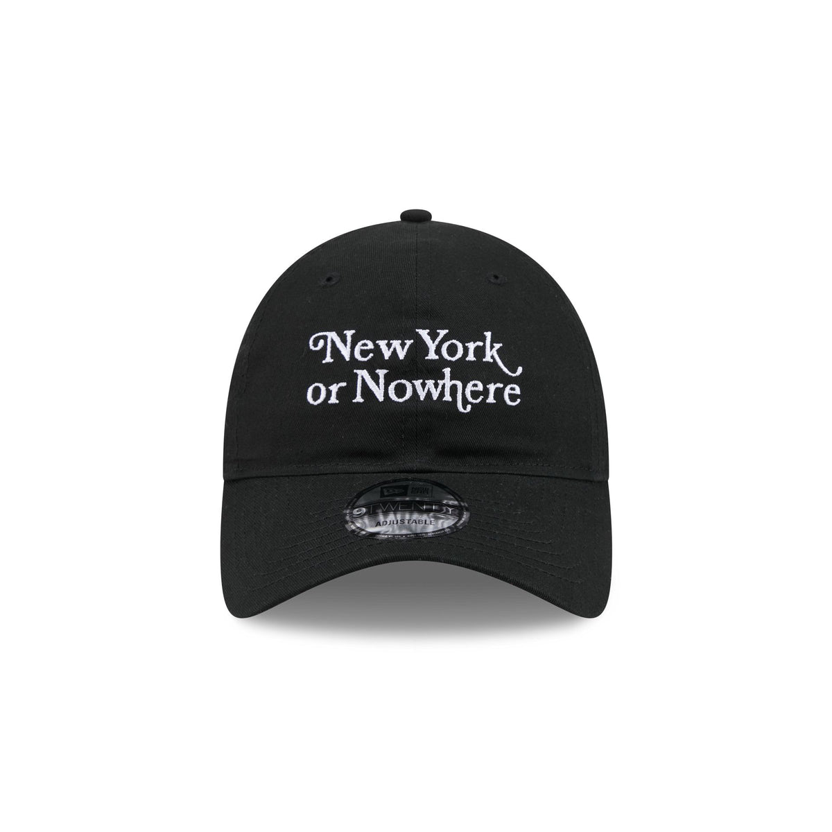 New York or Nowhere x New York Knicks Script Black 9TWENTY Adjustable Hat
