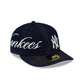 New York Yankees Denim Script Low Profile 59FIFTY Fitted Hat