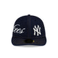 New York Yankees Denim Script Low Profile 59FIFTY Fitted Hat