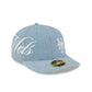 New York Mets Denim Script Low Profile 59FIFTY Fitted Hat