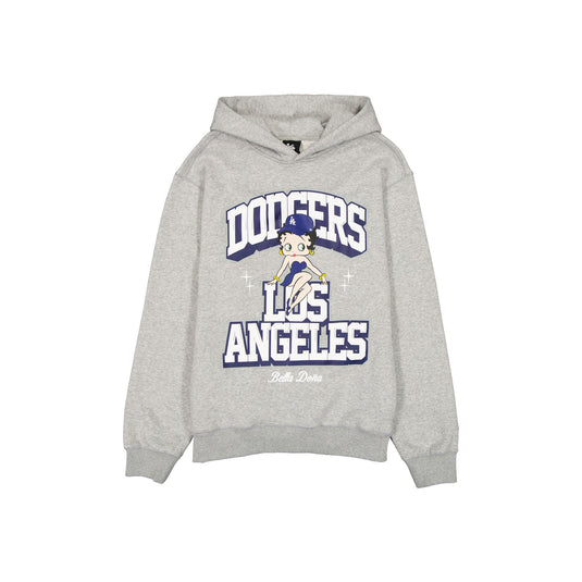 Bella Doña x Betty Boop x Los Angeles Dodgers Heather Gray Hoodie