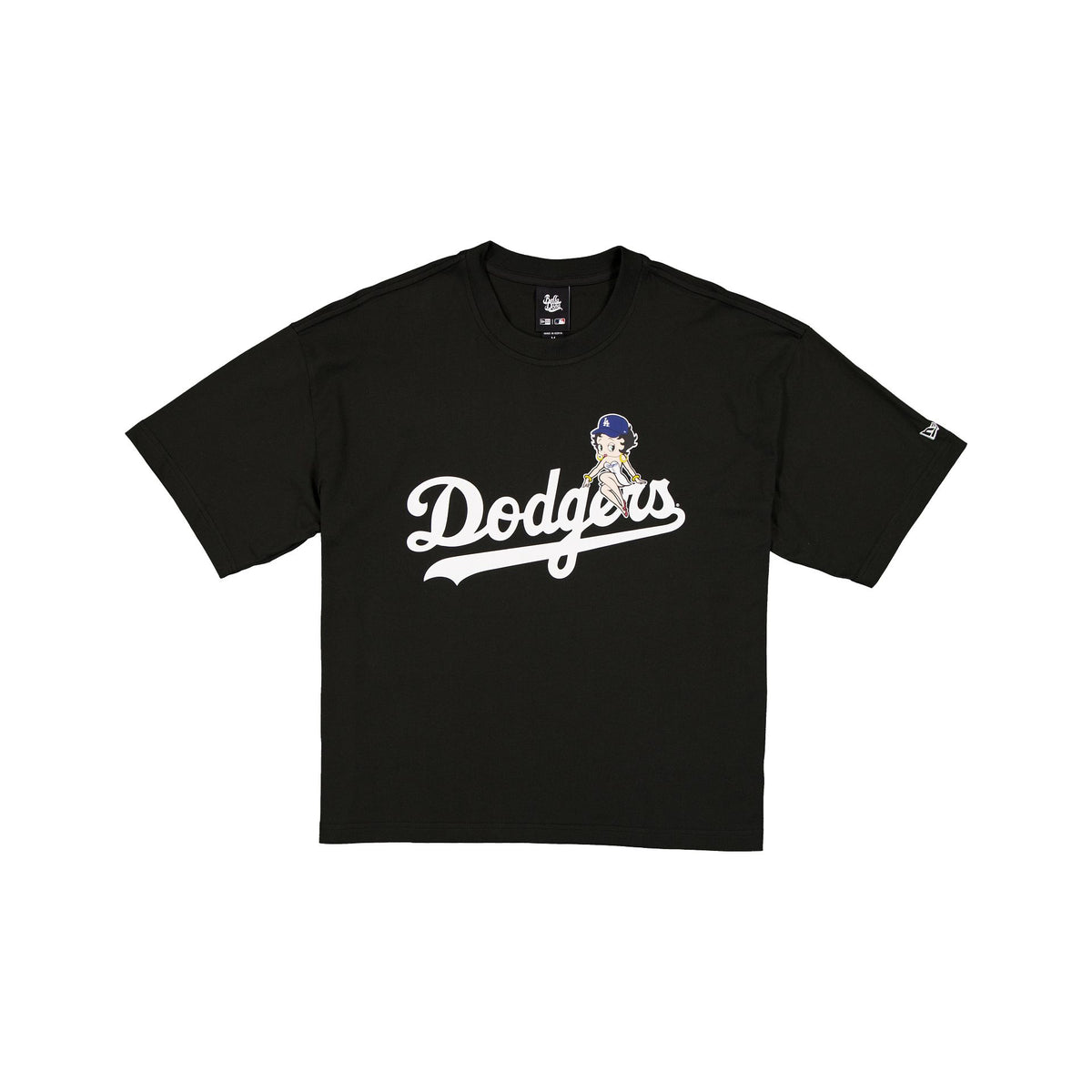 Bella Doña x Betty Boop x Los Angeles Dodgers Black T-Shirt