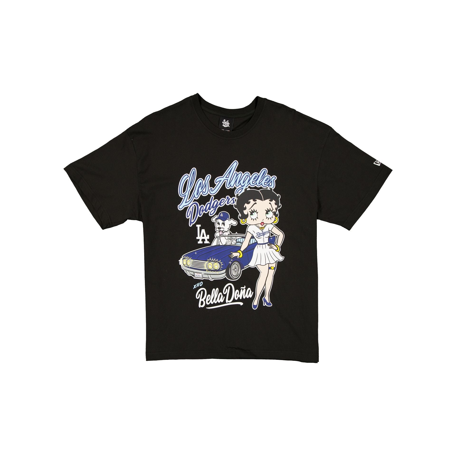 Bella Doña x Betty Boop x Los Angeles Dodgers Women's Black T
