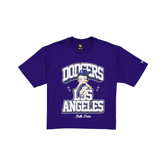 Bella Doña x Betty Boop x Los Angeles Dodgers Dark Royal T-Shirt