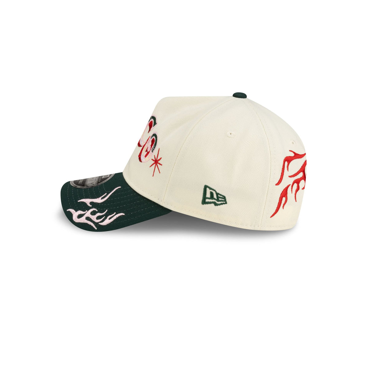 Rótulos Bautista Mexico Independence Day 9FORTY A-Frame Snapback Hat
