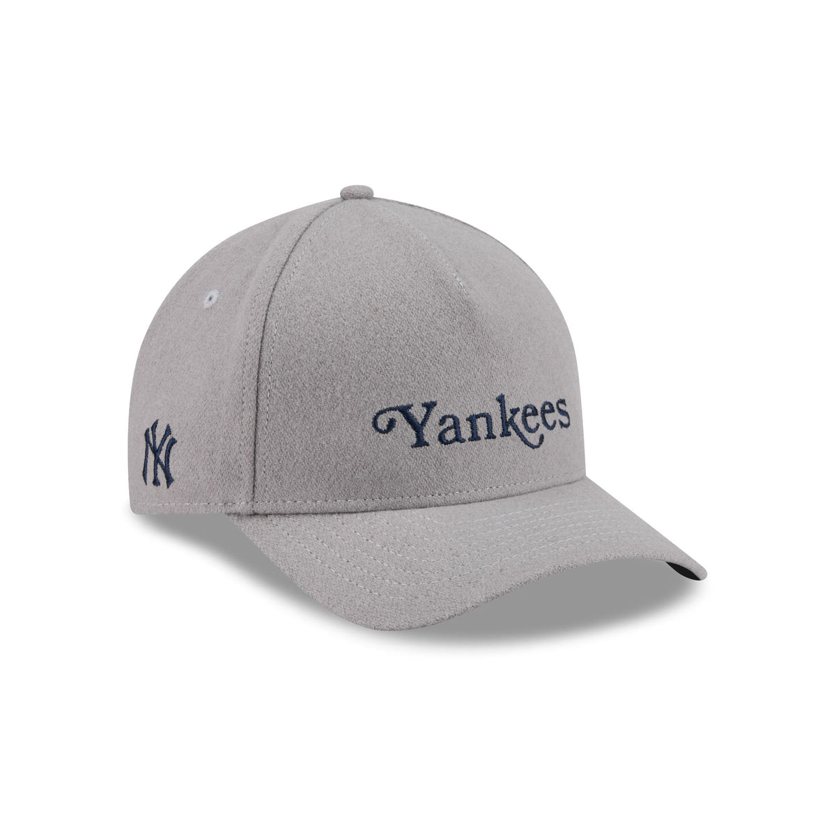New York or Nowhere x New York Yankees Gray 9FORTY M-Crown A-Frame Snapback Hat