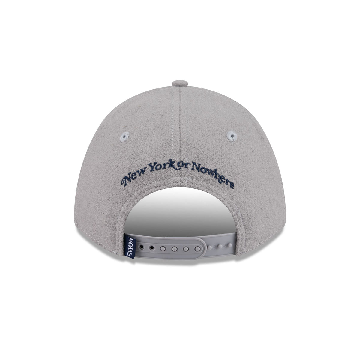 New York or Nowhere x New York Yankees Gray 9FORTY M-Crown A-Frame Snapback Hat
