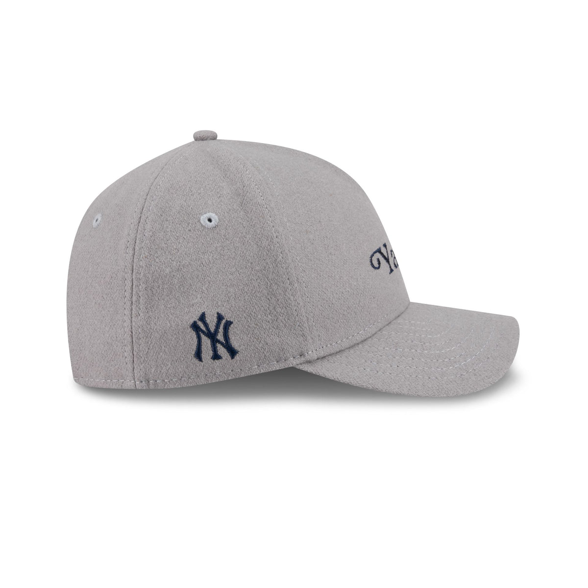 New York or Nowhere x New York Yankees Gray 9FORTY M-Crown A-Frame Snapback Hat