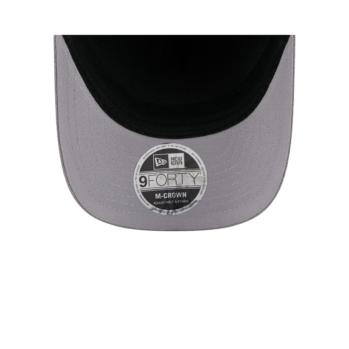 New York or Nowhere x New York Yankees Gray 9FORTY M-Crown A-Frame Snapback Hat