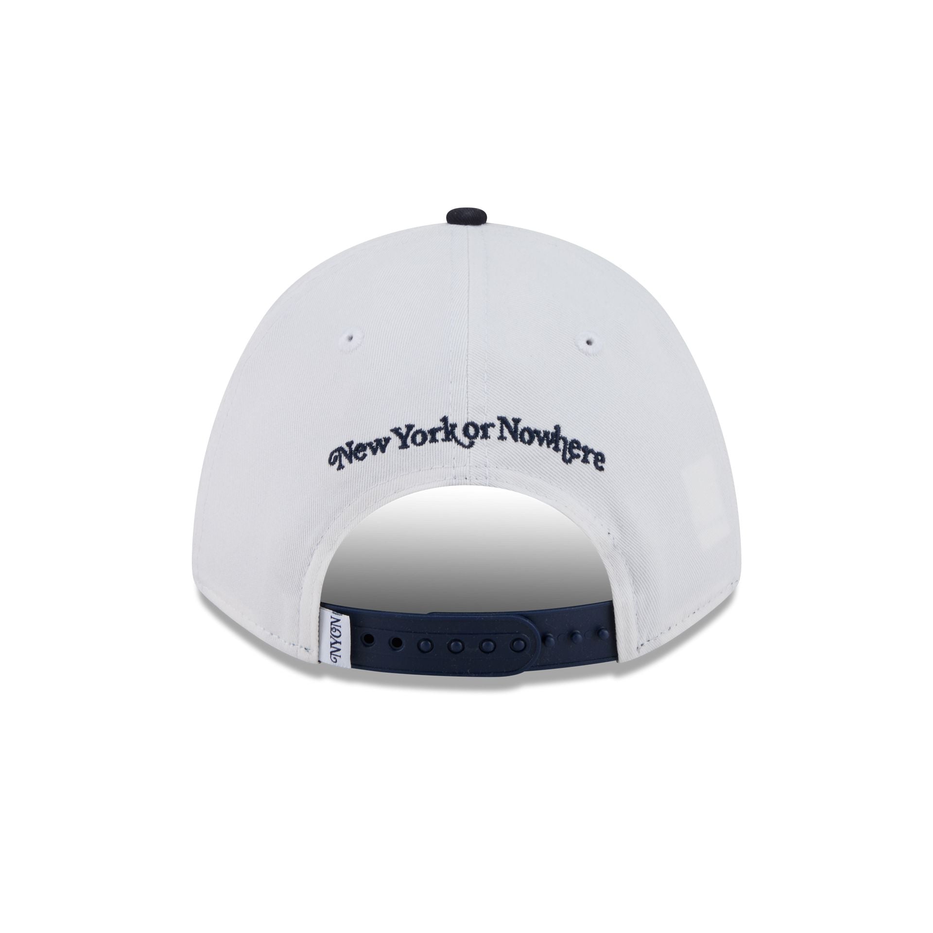 New York or Nowhere x New York Yankees Optic White Two Tone 9FORTY