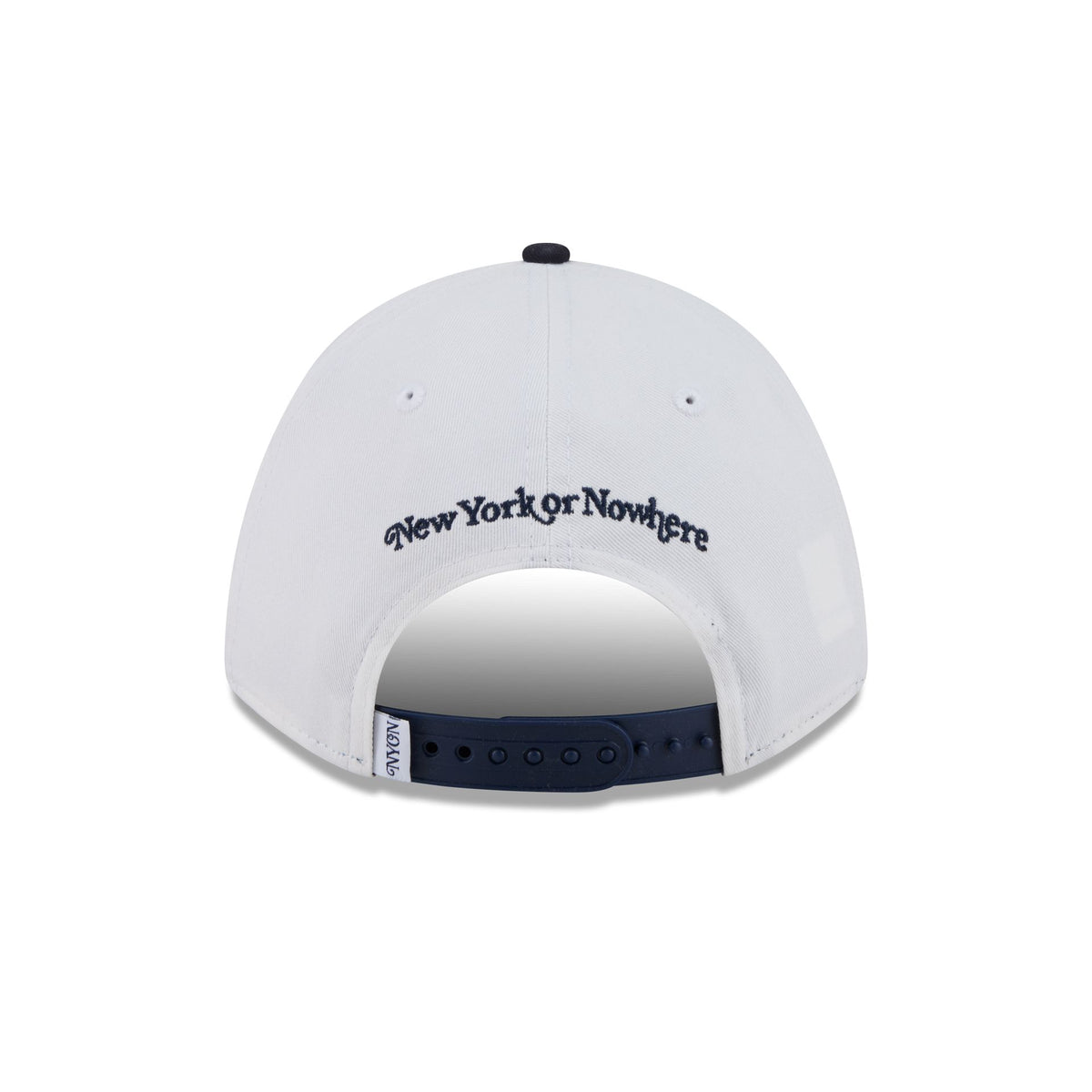 New York or Nowhere x New York Yankees Optic White Two Tone 9FORTY M-Crown A-Frame Snapback Hat