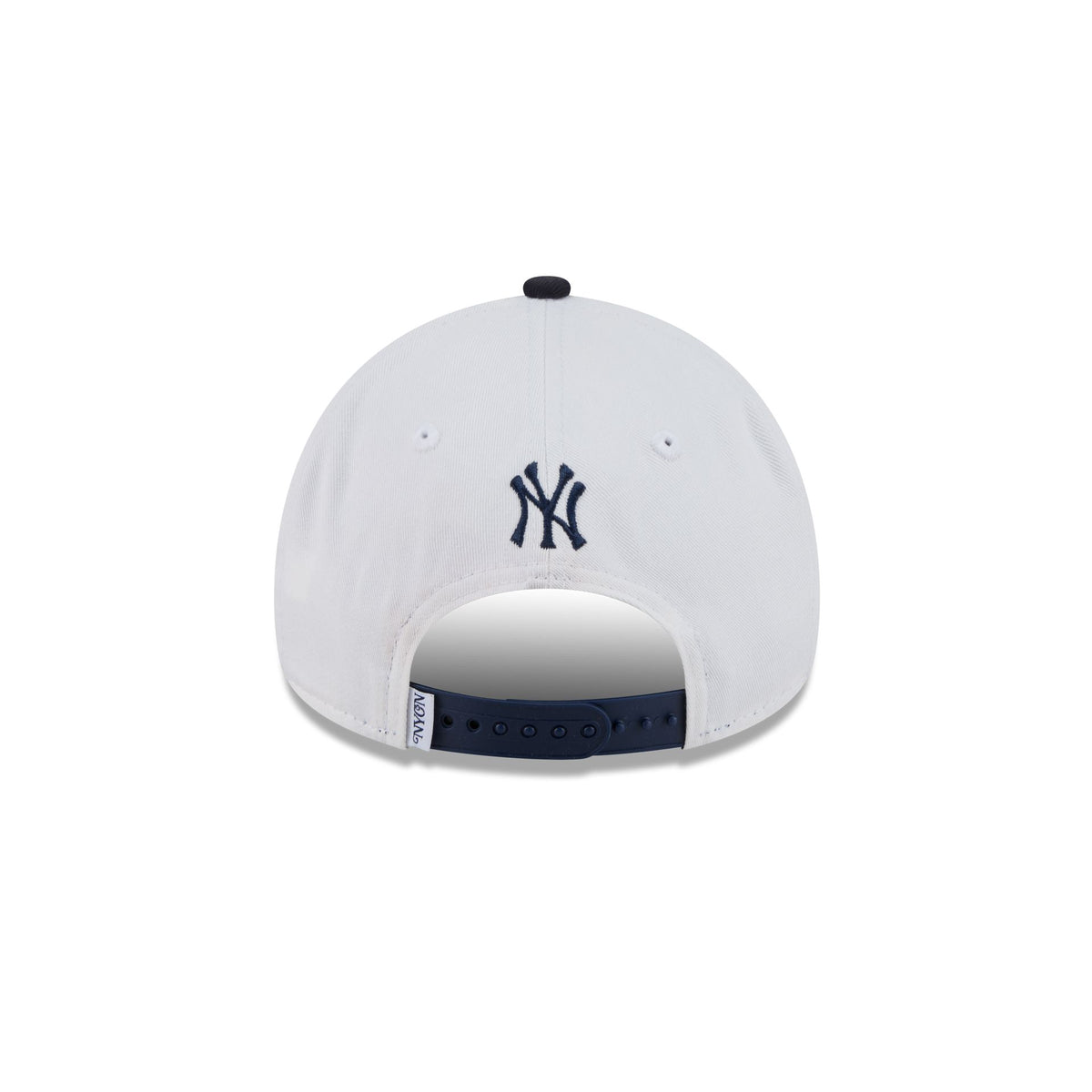 New York or Nowhere x New York Yankees White Two Tone Wordmark 9FORTY A-Frame Snapback Hat