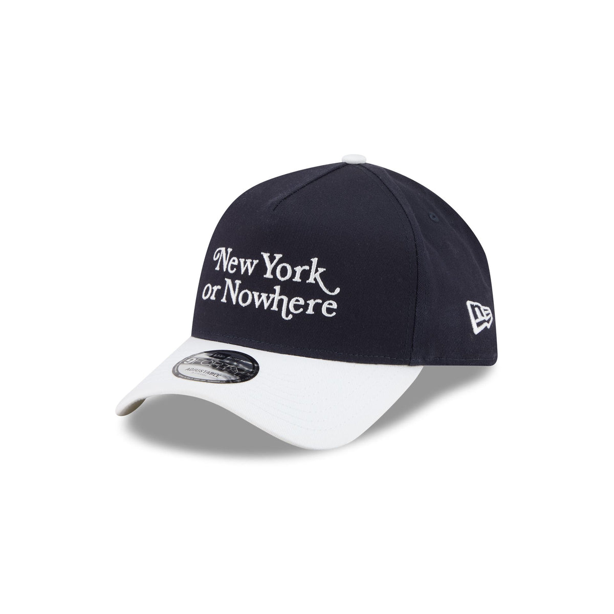 New York or Nowhere x New York Yankees Navy Two Tone 9FORTY A-Frame Snapback Hat