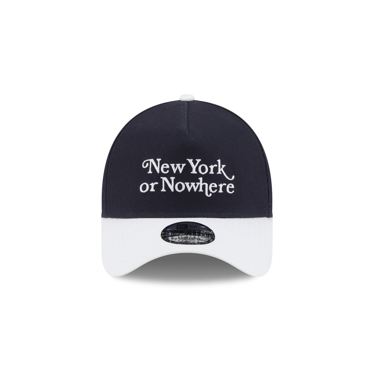 New York or Nowhere x New York Yankees Navy Two Tone 9FORTY A-Frame Snapback Hat