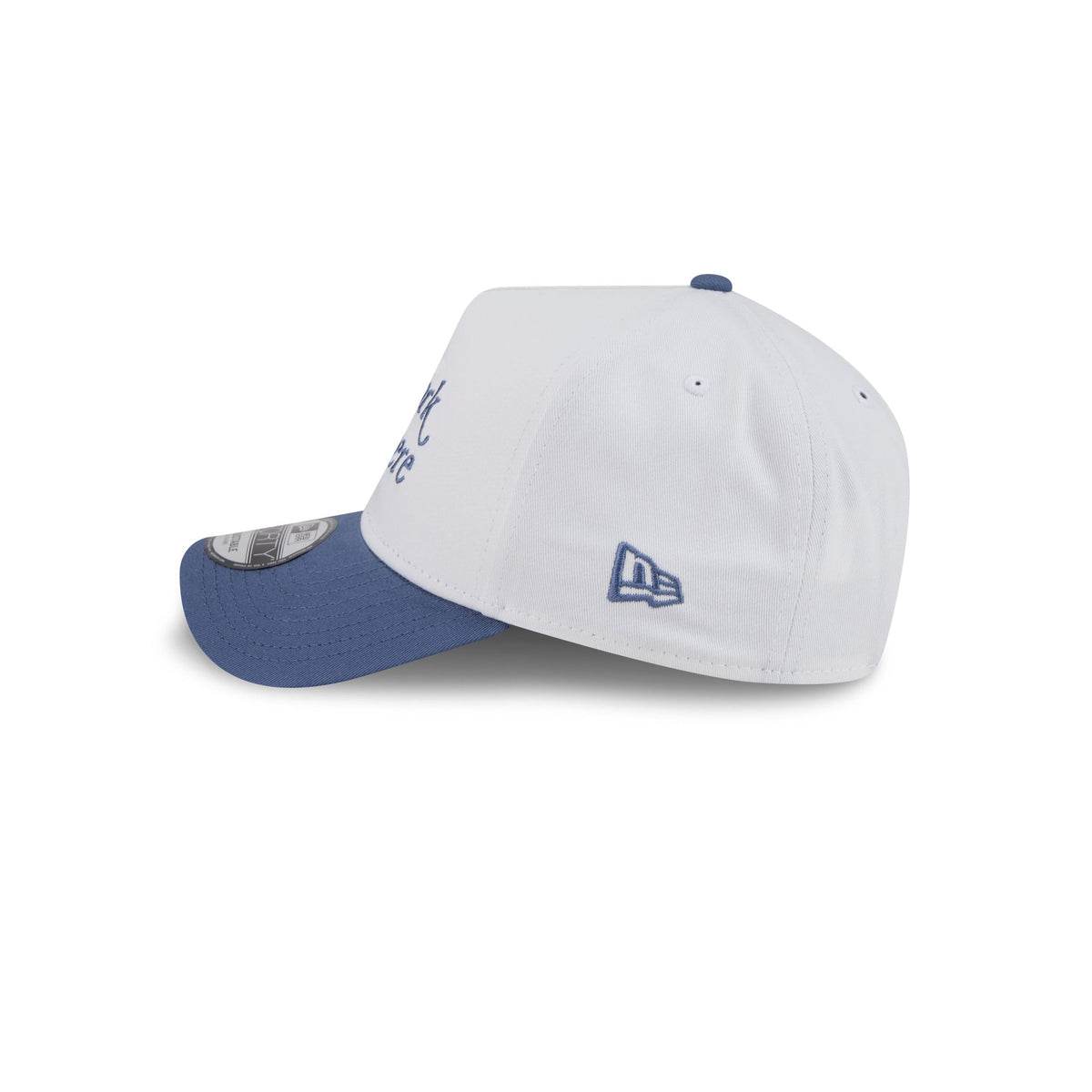 New York or Nowhere x New York Yankees White Slate Blue Two Tone 9FORTY A-Frame Snapback Hat