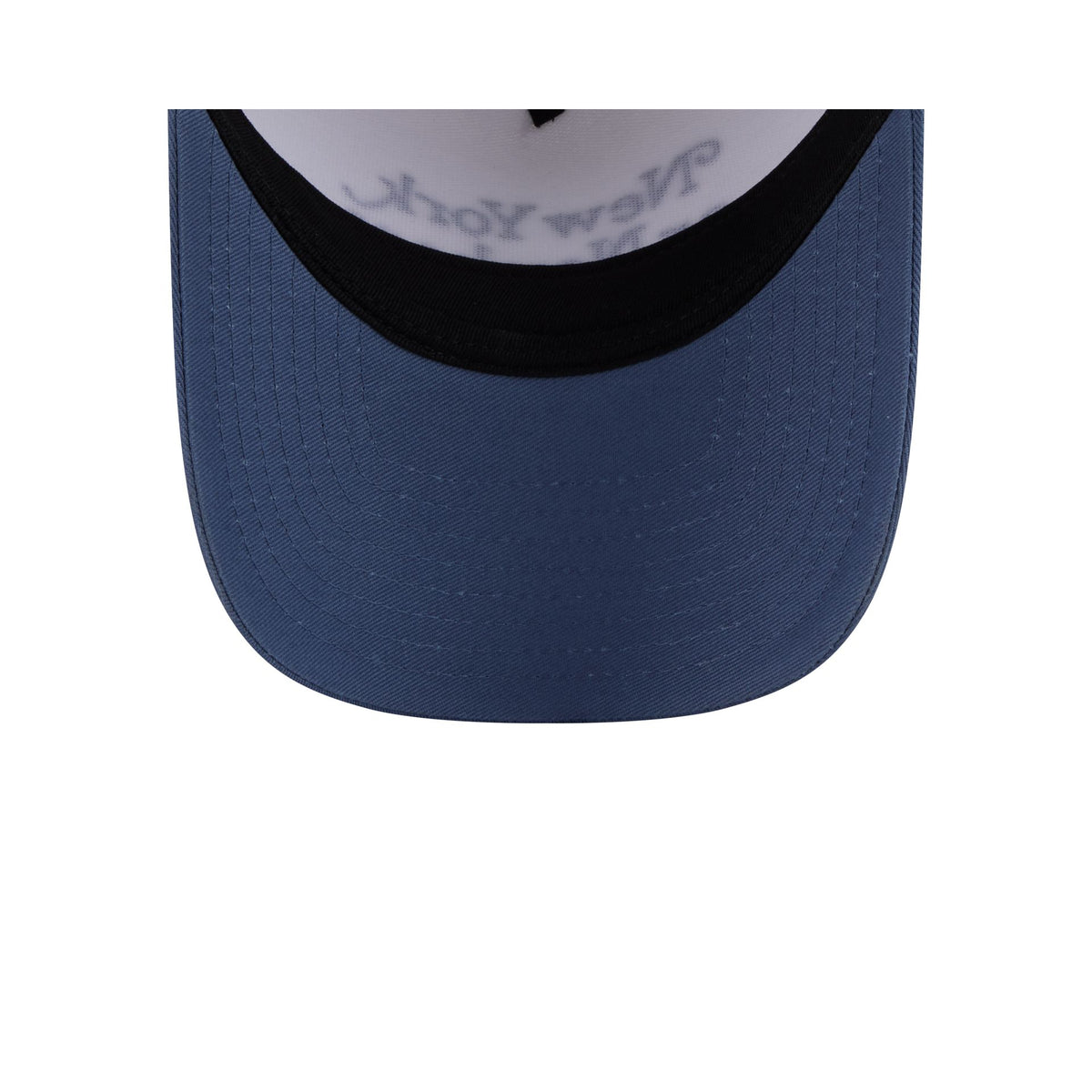 New York or Nowhere x New York Yankees White Slate Blue Two Tone 9FORTY A-Frame Snapback Hat
